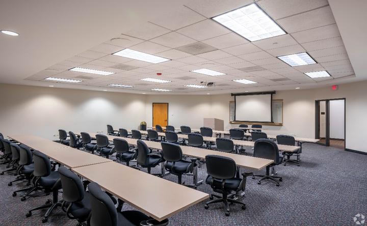 The building and its setting — 1 Corporate Dr