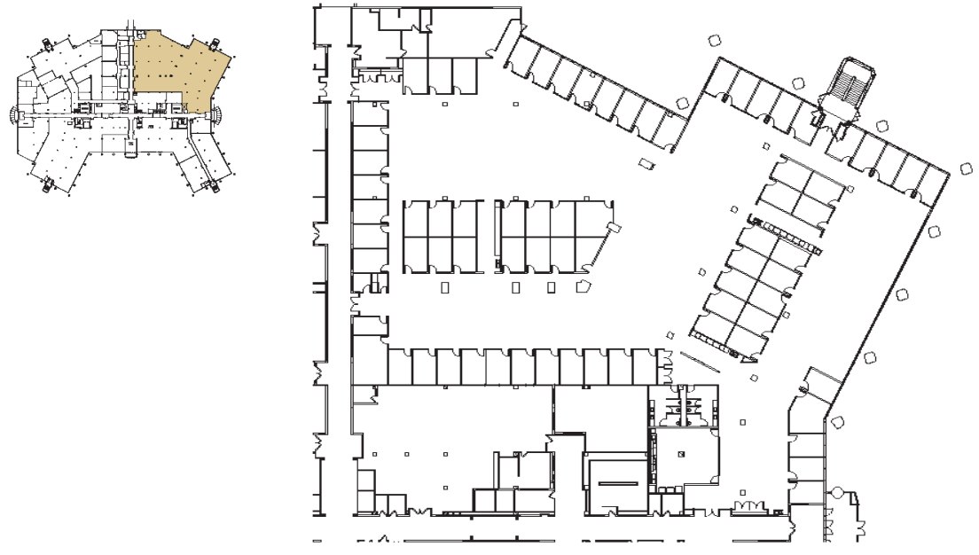 Floor plan — Suite 170 | 38,395 RSF, 1 Corporate Dr