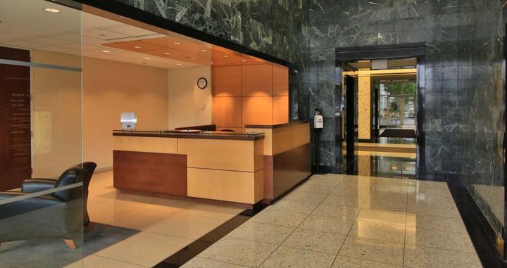 The building and its setting — 1 Parkway Blvd N