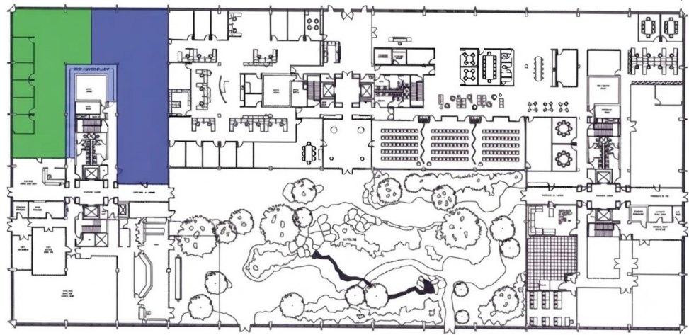 Floor plan — 1st Floor | 46,763 RSF, 1 Parkway Blvd N