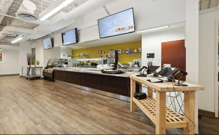 The building and its setting — 100 & 150 N Field Dr