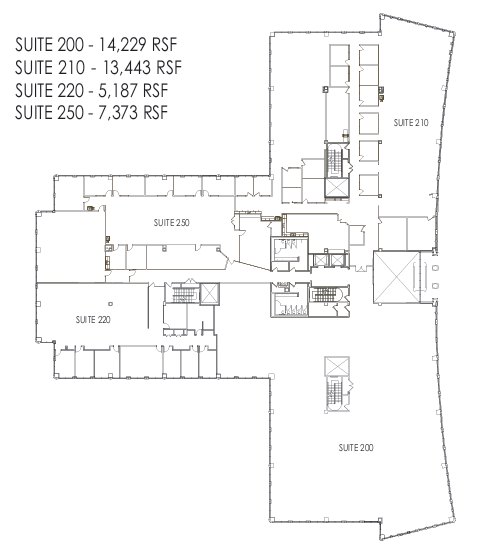 Floor plan — 2nd Floor | 40,232 SF, 100 & 150 N Field Dr