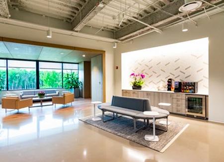 The building and its setting — 100 S Saunders Rd