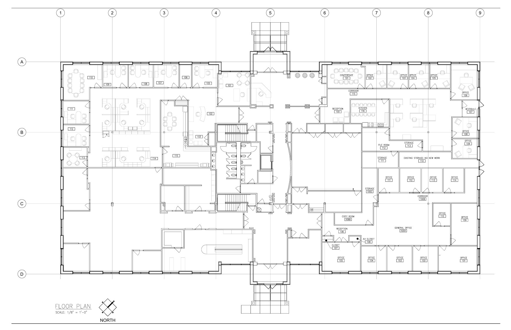Floor plan — 1st Floor | 21,253 RSF, 1500 S Lakeside Dr