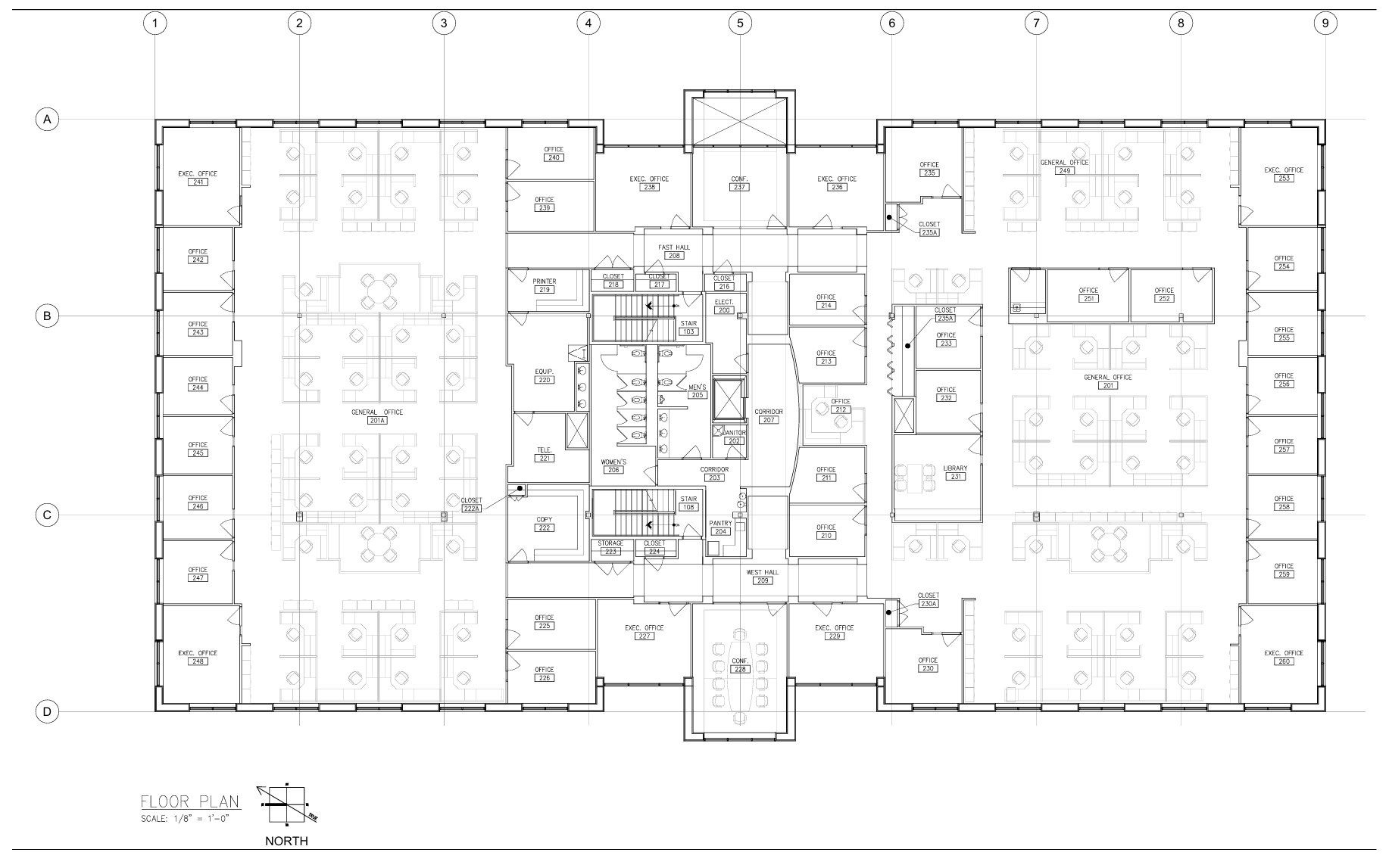 Floor plan — 2nd Floor | 21,253 RSF, 1500 S Lakeside Dr