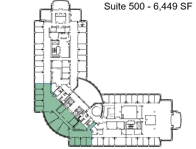 Floor plan — 5th Floor | 32,024 SF (contiguous), 1751 Lake Cook Rd