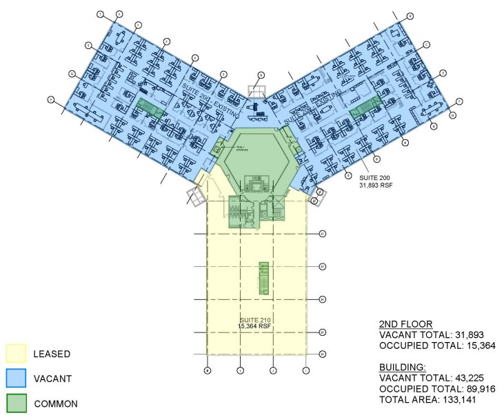 Floor plan — 2nd Floor | 31,893 SF, 2275 Half Day Rd