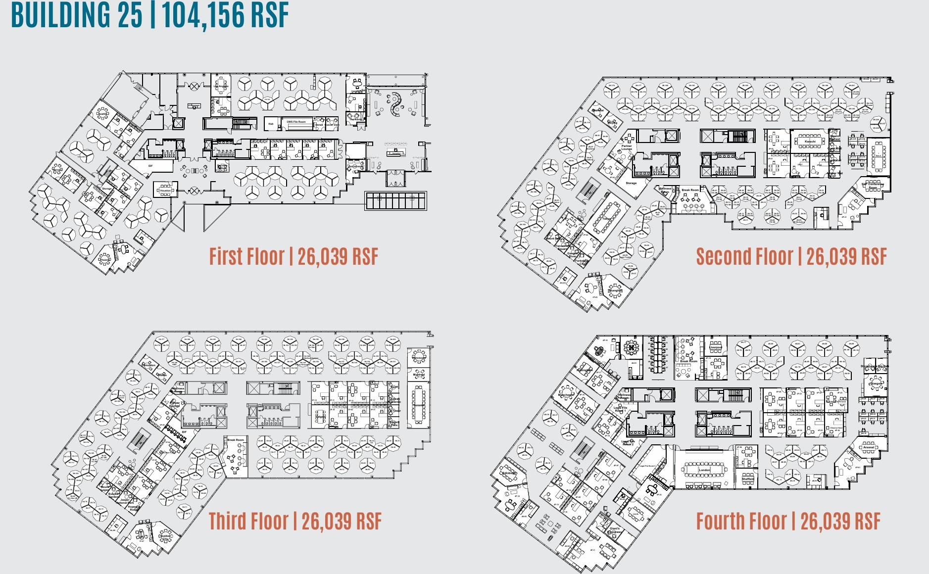 Floor plan — Building 25 | RSF, 25 / 75 Tri State International