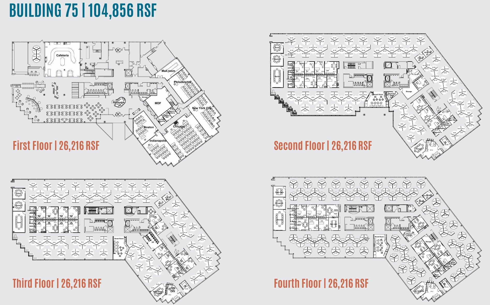 Floor plan — Building 75 | RSF, 25 / 75 Tri State International