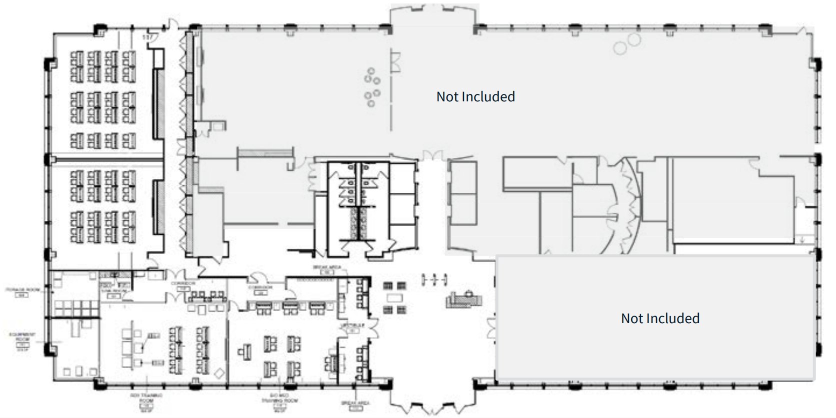 Floor plan — 1st Floor | 9,593 SF of 63,765 total, 26125 N Riverwoods Blvd