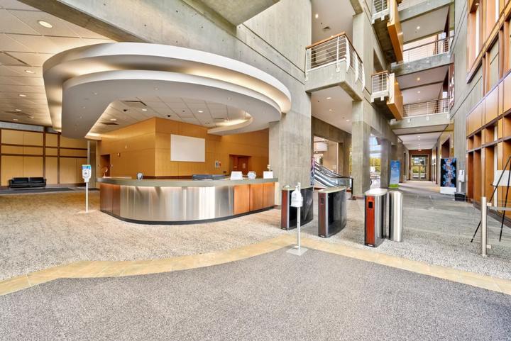 The building and its setting — 275 N Field Dr