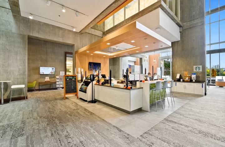The building and its setting — 275 N Field Dr