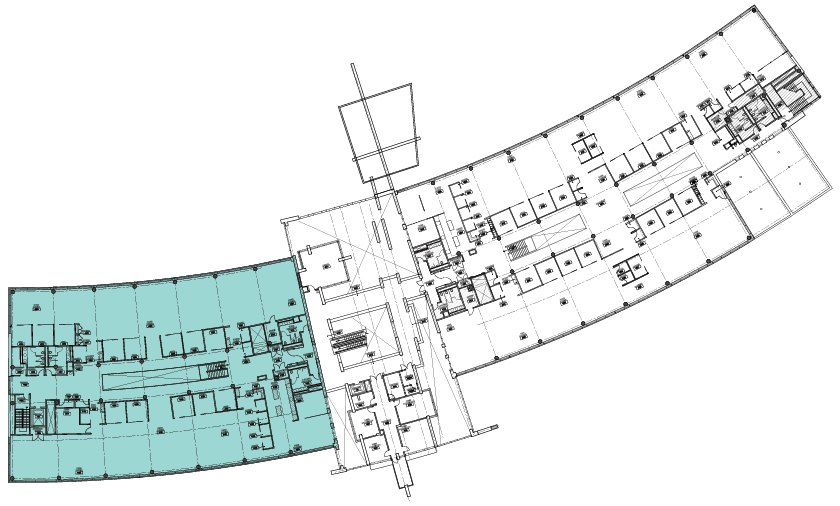 Floor plan — 4th Floor | 21,408 RSF, 275 N Field Dr