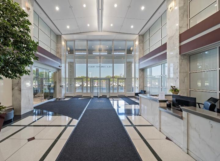 The building and its setting — 4 Parkway Blvd N