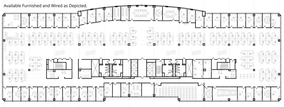 Floor plan — Suite 300 | 35, 237 RSF, 4 Parkway Blvd N