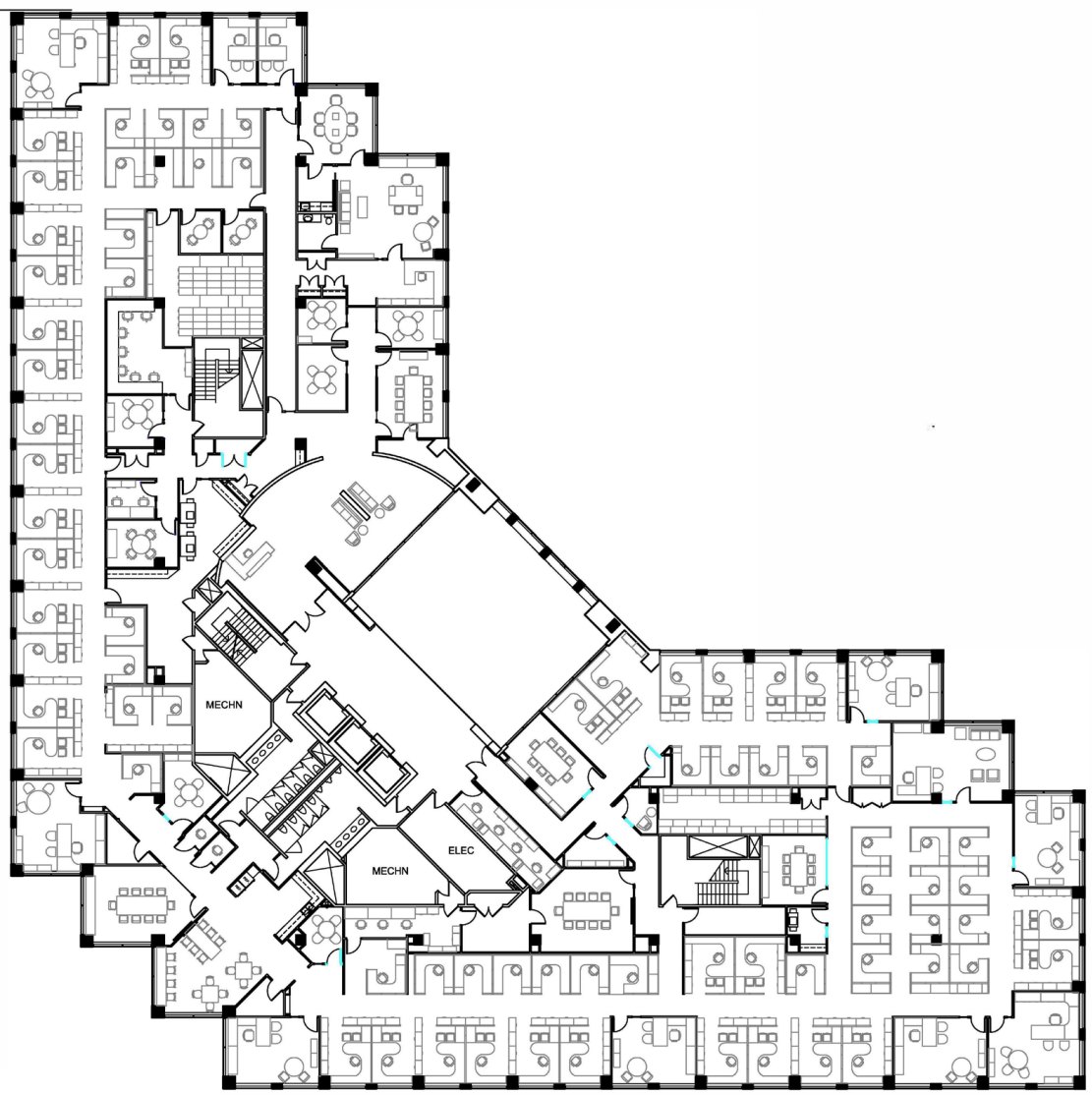 Floor plan — Suite 400 | 30,230 RSF, 520 - 540 Lake Cook Rd