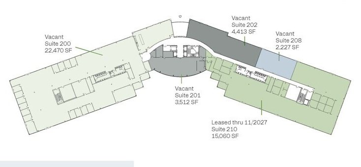 Floor plan — 2nd Floor | 32,622 RSF, 544 Lakeview Pkwy