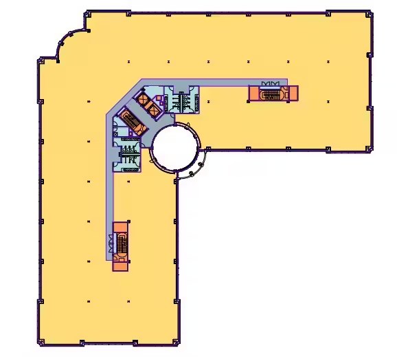 Floor plan — 2nd Floor | 40,176 RSF, 600 N Field Dr